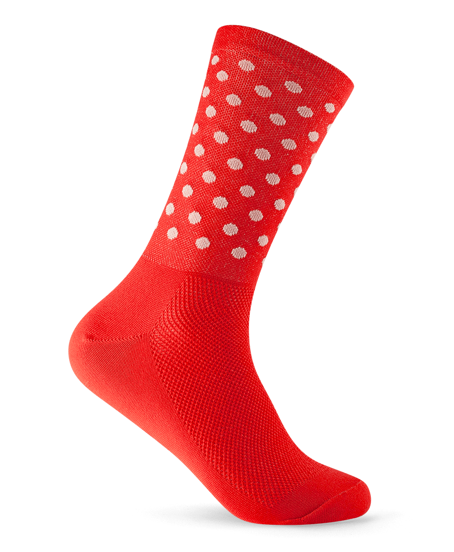 Red cycling socks online